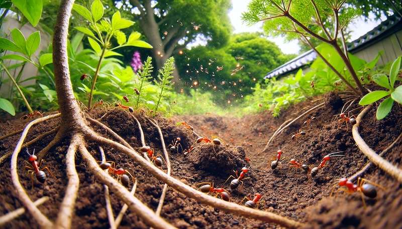 アリは死にますか？蚊取り線香の灰の効果