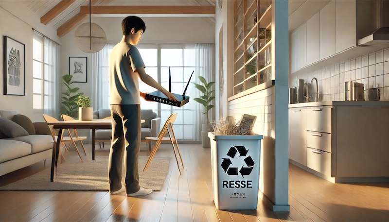 ルーターの捨て方と廃棄時の注意点