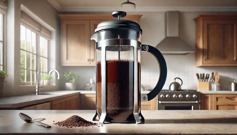 フレンチプレスのコーヒーかすの捨て方
