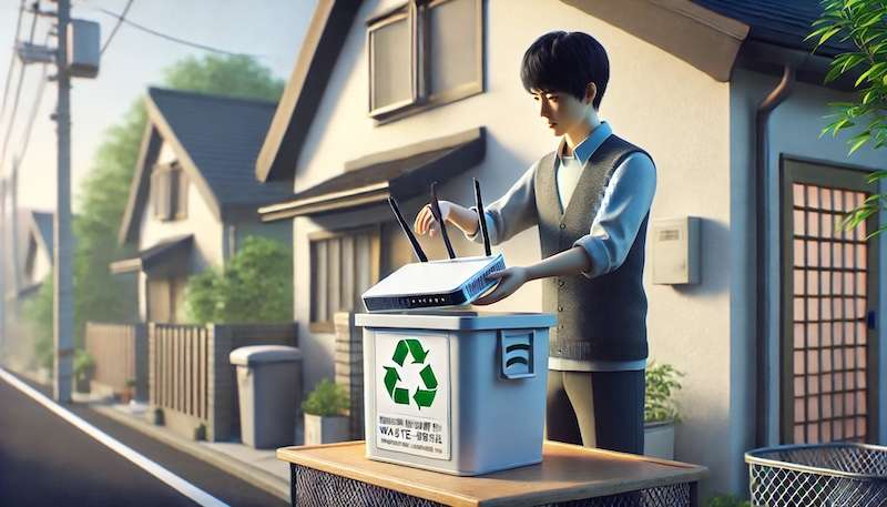 ルーターの捨て方と廃棄時の注意点