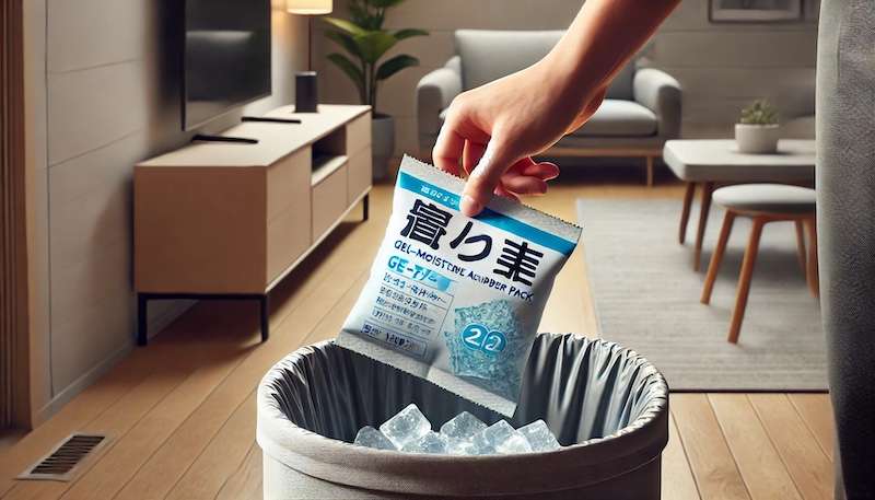 ゼリー状の除湿剤の捨て方と分別方法