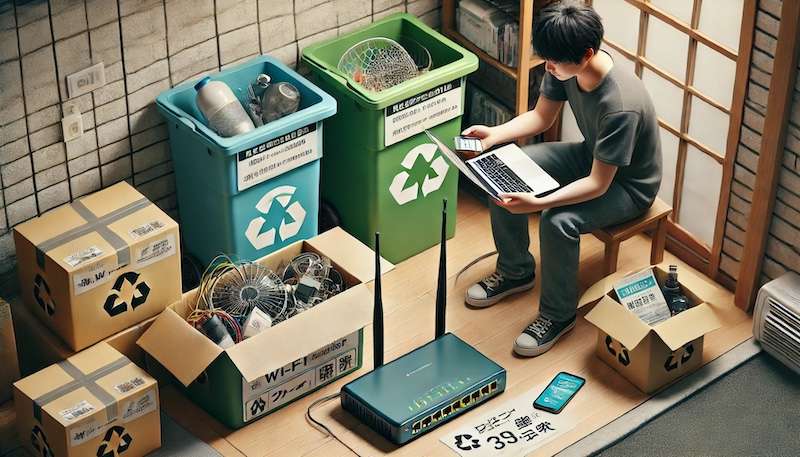 ルーターは何ゴミ?自治体のルールを確認