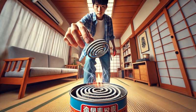 蚊取り線香の灰の捨て方と正しい処分