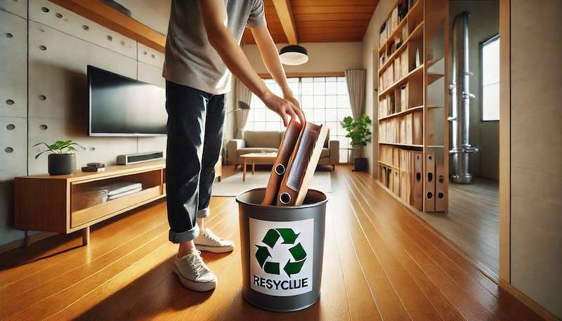 リングファイルの捨て方と分別方法