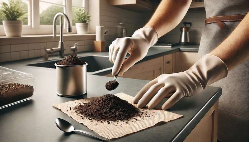 コーヒー豆のかすを捨てる正しい方法