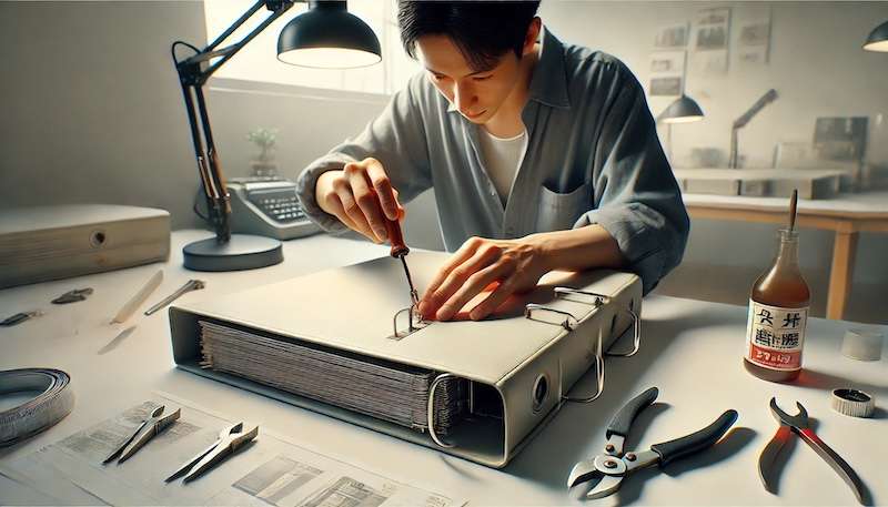 リベットの外し方のポイント