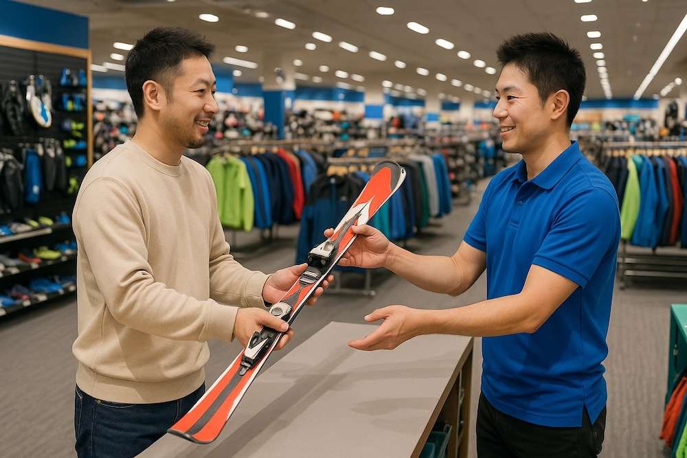 アルペンやゼビオでスキー板を引き取ってもらえる?