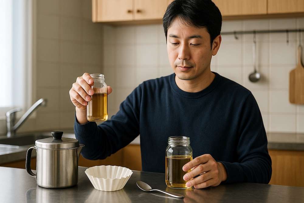 揚げ物油の捨て方と再利用のヒント