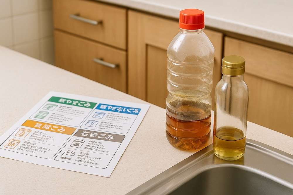 油をボトルごと捨てるのはOK?